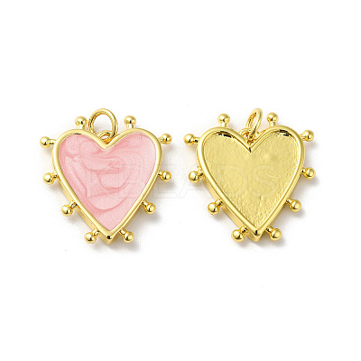 Rack Plating Brass Enamel Pendants KK-D074-03G-1
