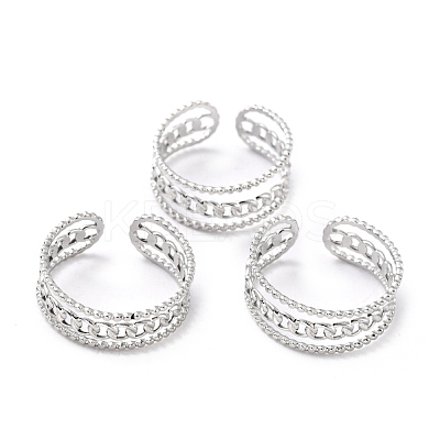 Tarnish Resistant 304 Stainless Steel Finger Rings RJEW-L102-07P-1