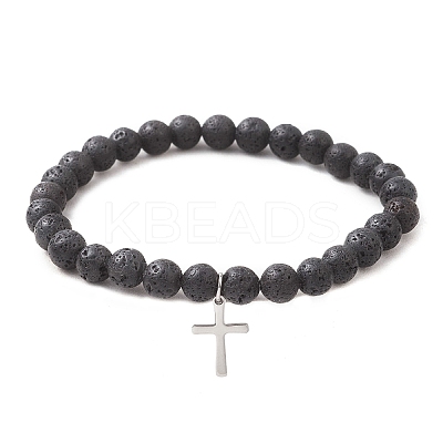 3Pcs Natural & Synthetic Mixed Gemstone Beads Stretch Bracelets BJEW-JB13252-1