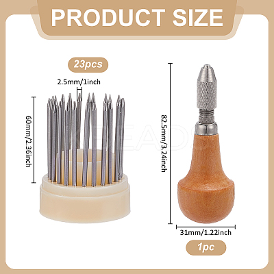 Stainless Steel Micro-setting Tools TOOL-WH0125-118-1