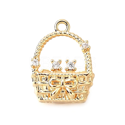 Brass Charms KK-C096-01G-1