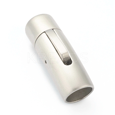 Non-Tarnish 304 Stainless Steel Bayonet Clasps STAS-B017-06P-1