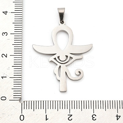 Anti-Tarnish 304 Stainless Steel Pendants STAS-R134-04P-01-1