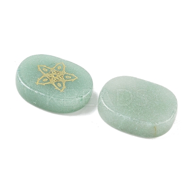 4Pcs 4 Styles Natural Green Aventurine Display Decorations G-F786-02C-05-1
