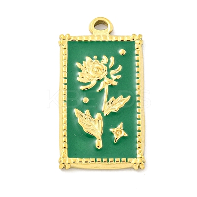 Real 18K Gold Plated PVD Vacuum Plating 304 Stainless Steel Pendants STAS-L278-012G-02-1