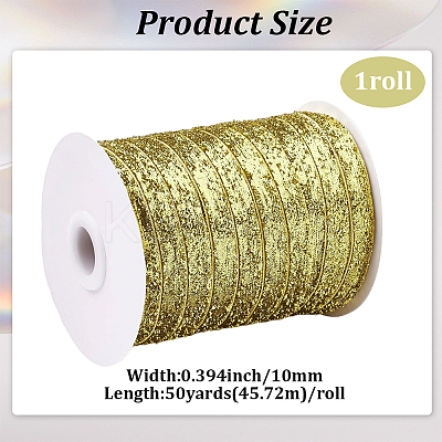 1 Roll Glitter Sparkle Ribbon SRIB-CY0001-19G-1
