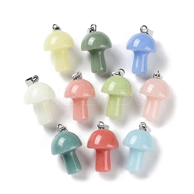 Synthetic Noctilucent Stone/Luminous Stone Pendants G-Z054-07-1