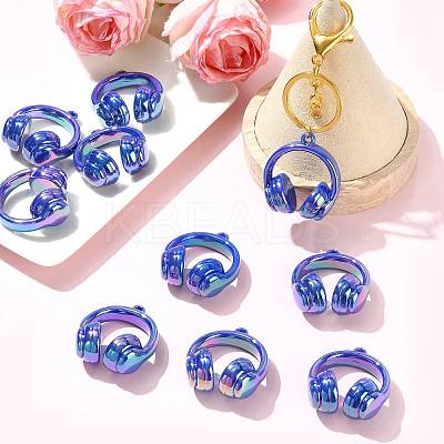 UV Plating Opaque Acrylic Pendants SACR-FZC0001-001F-1