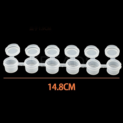 Plastic Paint Pots Strips PW-WGDFE30-01-1