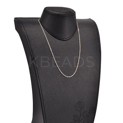 Brass Cable Chains Necklaces NJEW-JN01468-03-1