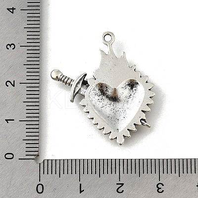 Tibetan Style Alloy Pendants PALLOY-R157-01AS-05-1