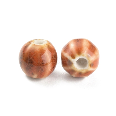 Handmade Porcelain Beads PORC-WH0002-09D-1