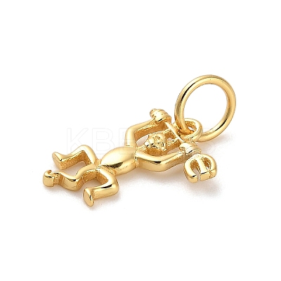 925 Sterling Silver Long-tailed Devil Charms STER-R010-02G-1