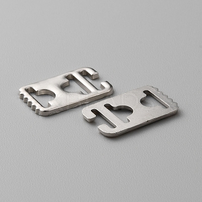Zinc Alloy Ribbon Crimp Ends LS-DIY-WH0430-053P-1