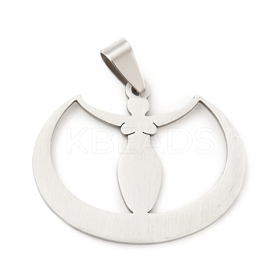 Non-Tarnish 201 Stainless Steel Pendants STAS-D190-18P-1