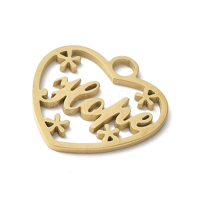 304 Stainless Steel Pendants X-STAS-E501-08G-1