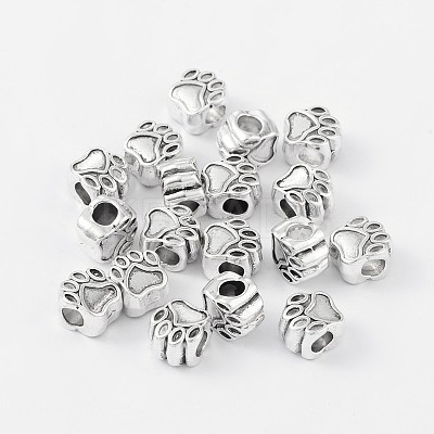 Tibetan Style European Beads LS-MPDL-6160-AS-RS-1
