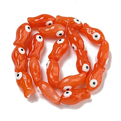 Handmade Transparent Glass Beads X-GLAA-N0028-03F-1