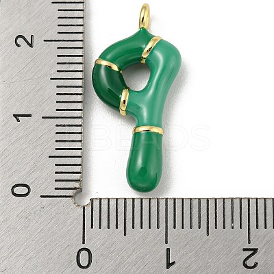 Brass Enamel Pendants KK-E093-03G-P-1