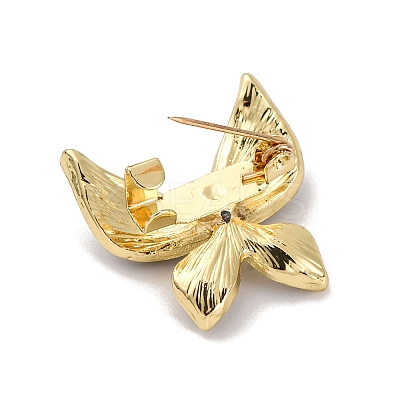 Zinc Alloy Rhinestone Lapel Pins for Backpack Clothes JEWB-D305-02A-G-1