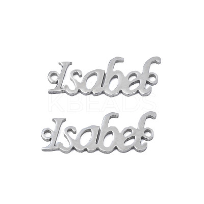 Non-Tarnish 304 Stainless Steel Connector Charms STAS-N095-121-1