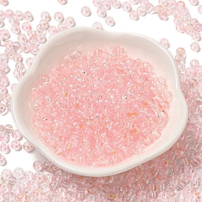 Transparent Colours Glass Round Beads SEED-F006-05A-11-1