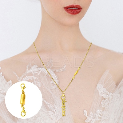 Brass/Alloy Rhinestone Magnetic Clasps DIY-YW0009-48-1