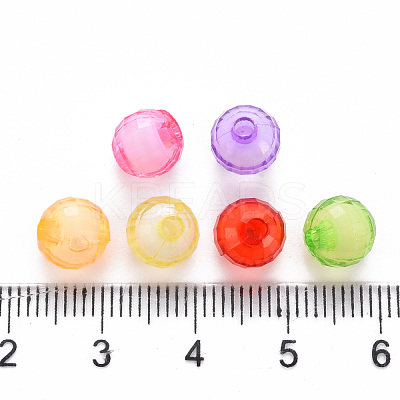 Transparent Acrylic Beads TACR-S152-21E-1