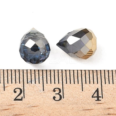 Electroplated Glass Beads LS-GLAA-K062-01A-FR10-1