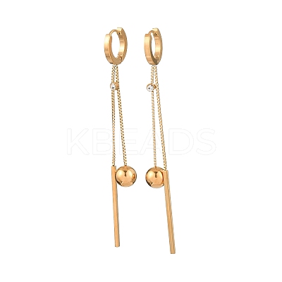 304 Stainless Steel Hoop Earrings EJEW-F393-11G-1