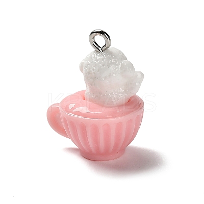 3D Opaque Resin Pendants LS-RESI-G109-01B-1
