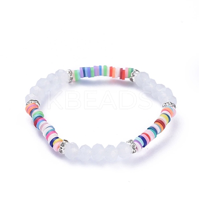 Kids Stretch Bracelets BJEW-JB05194-03-1