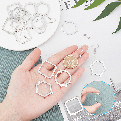 DIY 304 Stainless Steel Chandelier Earring Making Kits DIY-UN0002-07-1