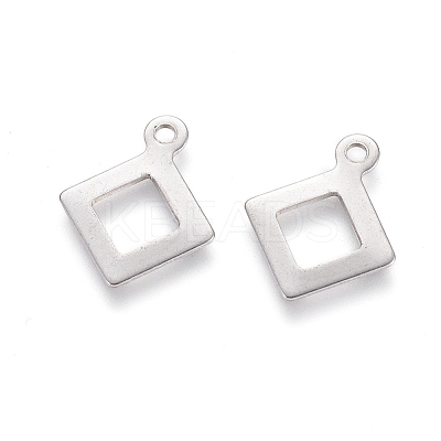 Tarnish Resistant 201 Stainless Steel Charms STAS-I123-06P-1