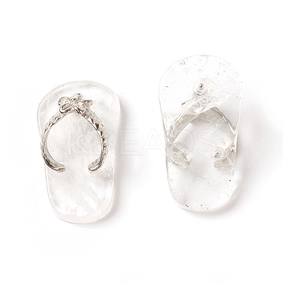 Natural Quartz Crystal Pendants G-F586-C07-1