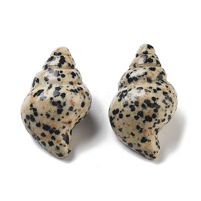 Natural Dalmatian Jasper Carved Figurines DJEW-L023-H13-1