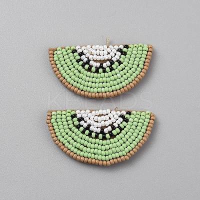 Computerized Embroidery Cloth Iron on/Sew on Patches PATC-WH0002-074M-1