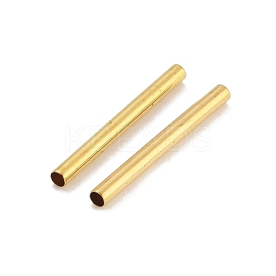 Brass Tube Beads KK-B120-03I-G-1
