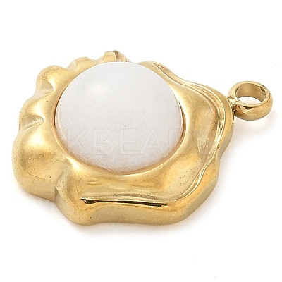 Natural White Agate Pendants LS-STAS-K291-03B-01-1
