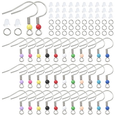 Wholesale DICOSMETIC 50Pcs 304 Stainless Steel Earring Hooks 