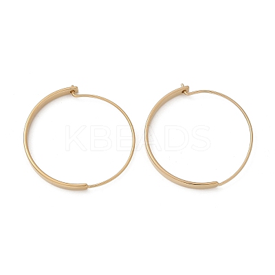 304 Stainless Steel Ring Hoop Earrings for Women X-EJEW-Q781-04G-1