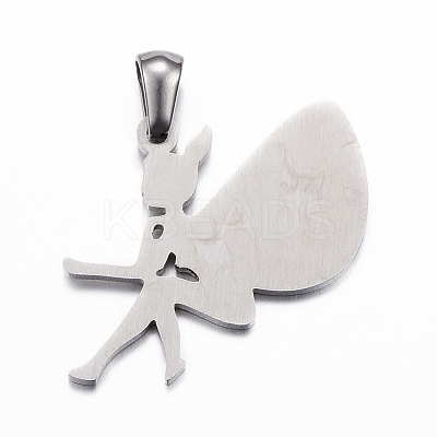 Tarnish Resistant 304 Stainless Steel Pendants STAS-K62-007P-1