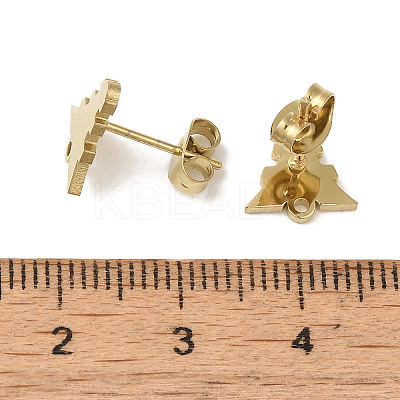 Ion Plating(IP) 304 Stainless Steel Studs Findings STAS-I206-49G-1