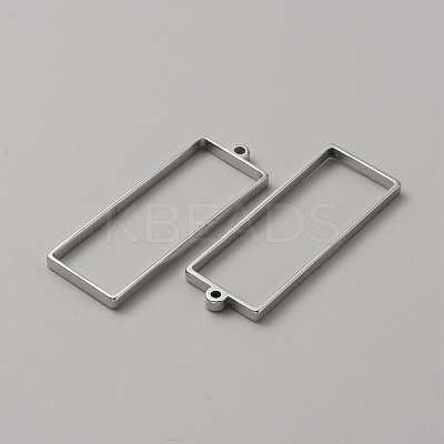 304 Stainless Steel Open Back Bezel Pendants LS-FIND-WH0152-123E-1