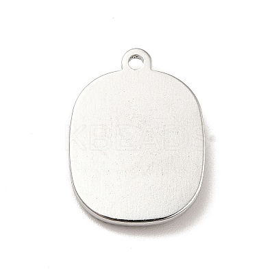 Non-Tarnish 304 Stainless Steel Pendants STAS-E176-09P-1