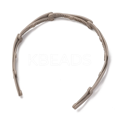 Portable Folding Resin Hairband Telescopic Headband OHAR-M001-01E-1
