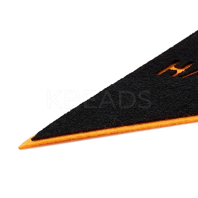 16Pcs 2 Color Flag Felt Ornaments DIY-B054-02C-1