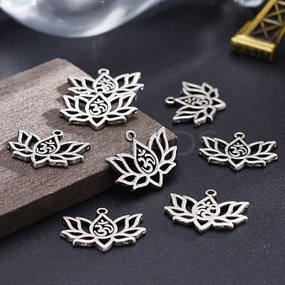 Tibetan Style Alloy Pendants X-TIBE-S301-008TAS-NR-1
