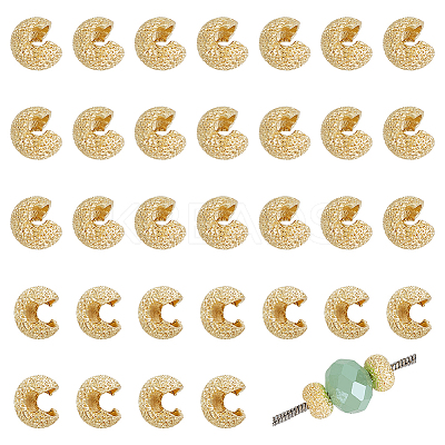 Brass Crimp Beads Covers KK-BC0014-72B-G02-1