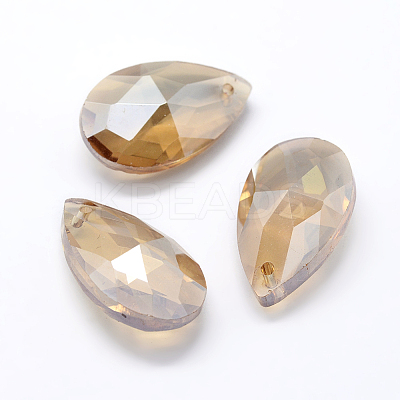 Faceted Glass Pendants GLAA-F069-L-A18-1